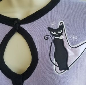 Nwot voodoo vixen cat cardigan